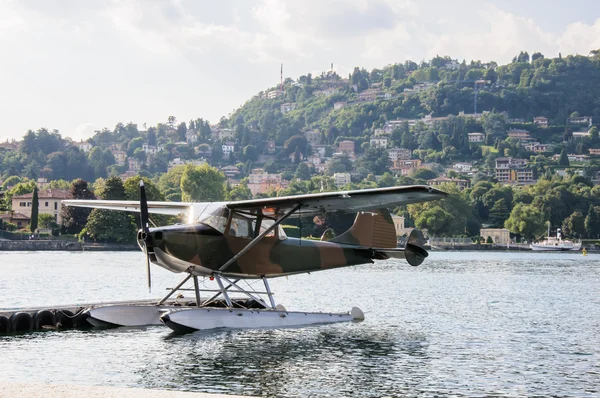 水上飞机，意大利的科莫湖意大利 — 图库照片