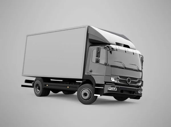 Render Lkw Bis Fünf Tonnen Illustration Auf Grauem Hintergrund Mit — Stockfoto