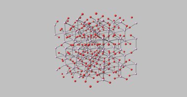 Gri izole korindon moleküler yapısı