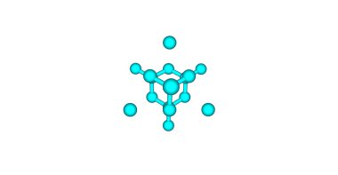 Elmas yapısı üzerinde beyaz izole.