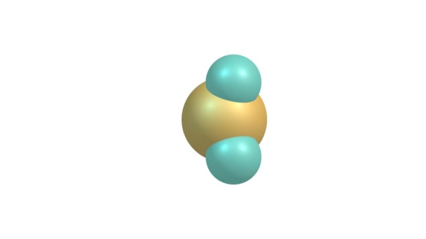 Formaldéhyde Molécule Rotation Vidéo Full — Video