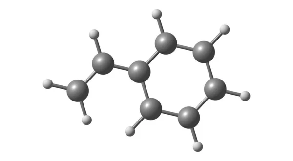 Stirene Composto Organico Con Formula Chimica C6H5Ch Ch2 Questo Derivato — Foto Stock