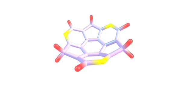 Sumanène Substitué Est Hydrocarbure Aromatique Polycyclique Intérêt Scientifique Parce Que — Photo