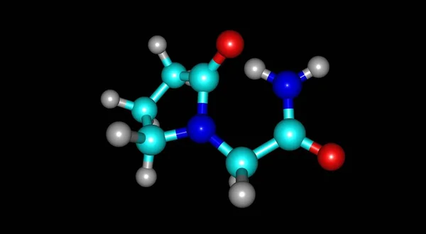 Piracetam Lék Uváděný Trh Jako Léčba Myoklonu Kognitivních Látek Ilustrace — Stock fotografie