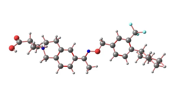 Siponimod Een Selectieve Sfinosine Fosfaatreceptormodulator Voor Oraal Gebruik Die Wordt — Stockfoto