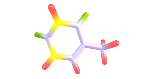 Timina Una Pirimidina Nucleobasi Che Uracile Cui Idrogeno Posizione Sostituito — Foto Stock