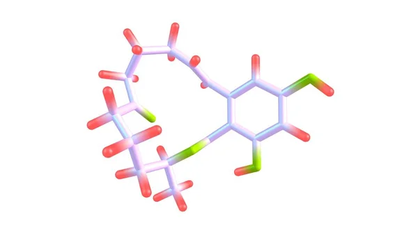 Zearalenone Zen Veya Ral Güçlü Bir Östrojenik Metabolittir Illüstrasyon — Stok fotoğraf