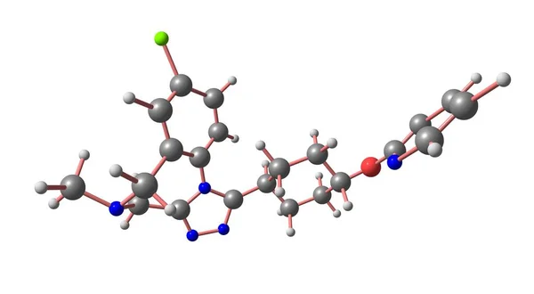 Balovaptan Selective Small Molecule Antagonist Vasopressin Receptor Treatment Autism Illustration — Stock Photo, Image