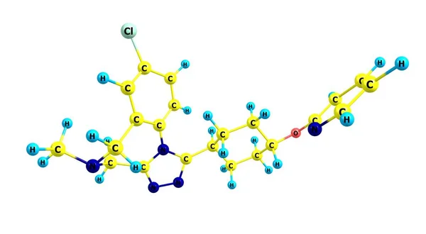 Balovaptan Selective Small Molecule Antagonist Vasopressin Receptor Treatment Autism Illustration — Stock Photo, Image