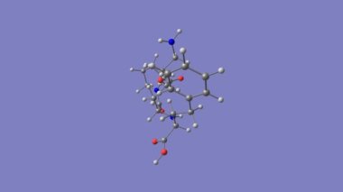 Lisinopril molekül dönen video Full HD