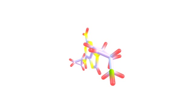 Abacavir分子旋转视频 — 图库视频影像