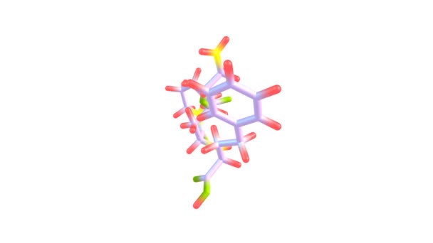 利西诺普利分子旋转视频全Hd — 图库视频影像