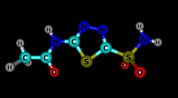 Acetazolamid Jest Lekiem Stosowanym Leczeniu Jaskry Padaczki Choroby Wysokościowej Okresowego — Zdjęcie stockowe