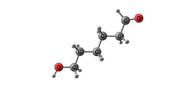 Etambutol molekül üzerinde beyaz izole