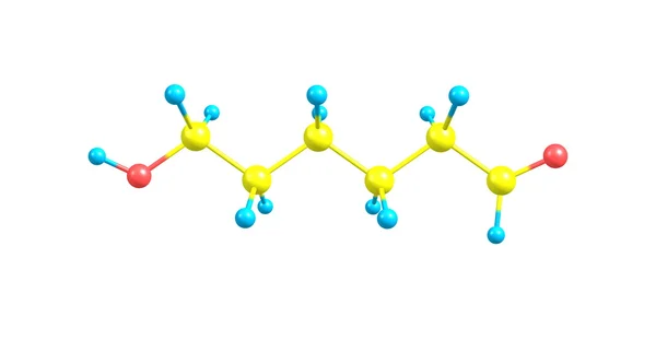 Ethambutol molecule isolated on white — Stock Photo, Image