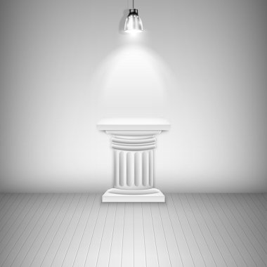 Işıklı boş Kaideye Galerisi.