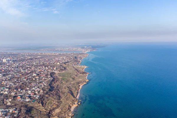 Pemandangan Desa Fontanka Pantai Laut Hitam Dekat Odessa Foto Dari — Stok Foto