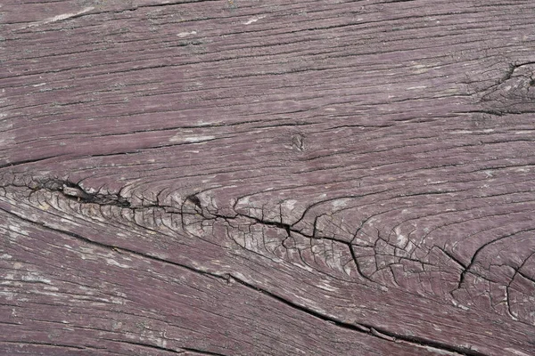 Aged Wood Texture Cracks Covered Brown Paint — Stock Photo, Image