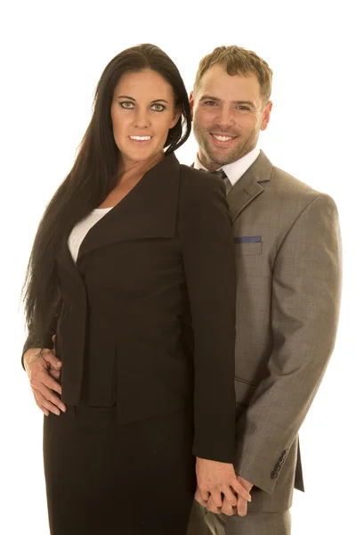 Young businessman and businesswoman couple — Stock Photo, Image