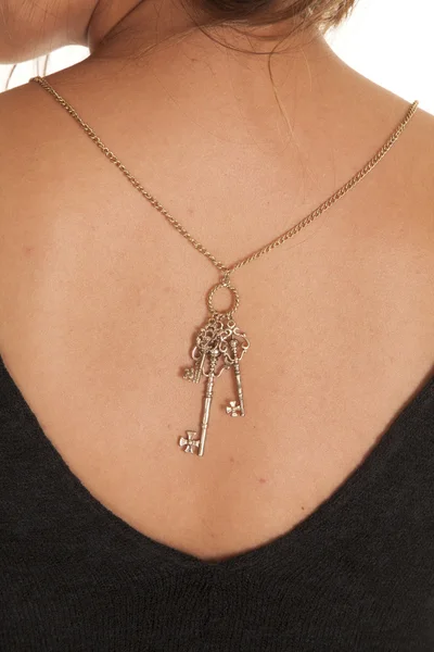 Back key necklace — Stock Photo, Image