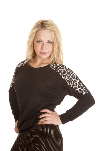 Maglione donna con stampa tigre . — Foto Stock