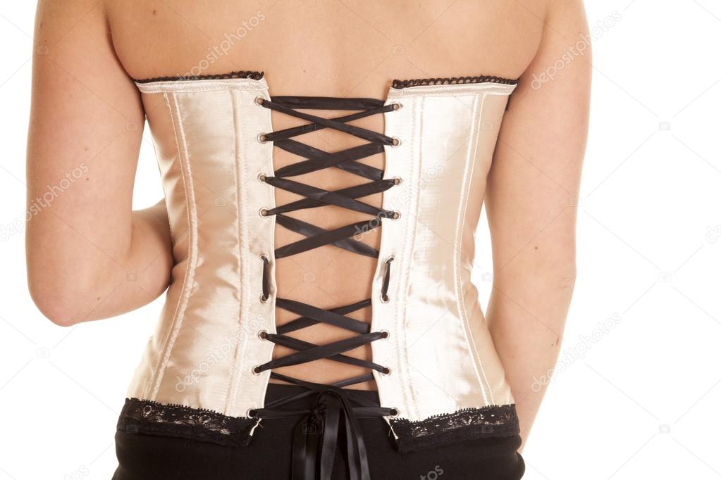 Back lace up corset peach Stock Photo by ©alanpoulson 54566329