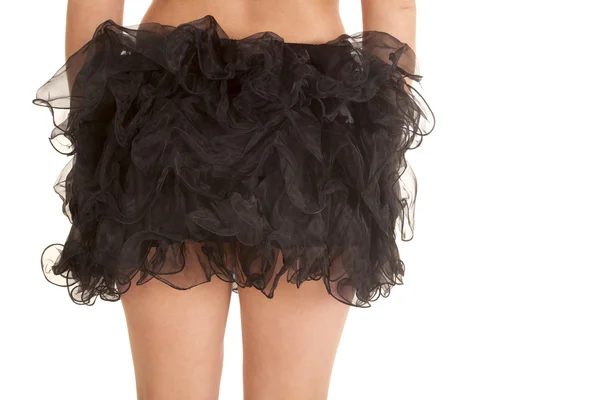 Close-up terug zwarte tutu — Stockfoto