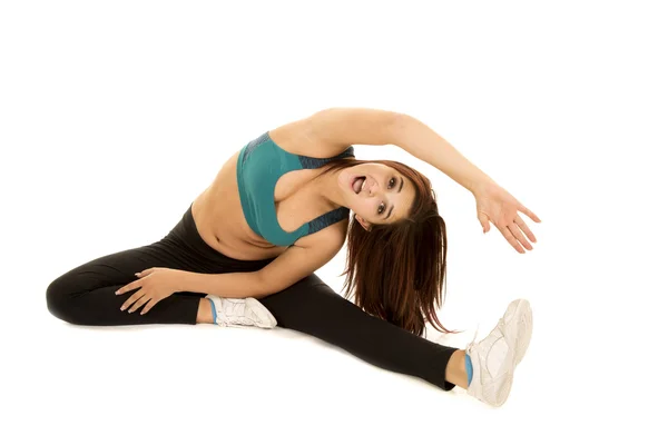 Mujer haciendo fitness — Foto de Stock