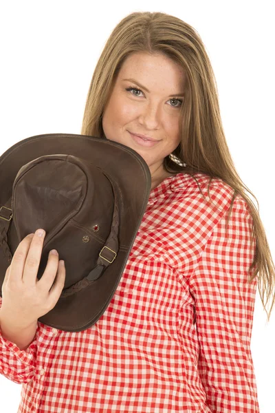 Portret cowgirl — Zdjęcie stockowe