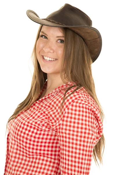 Cowgirl portret — Stockfoto