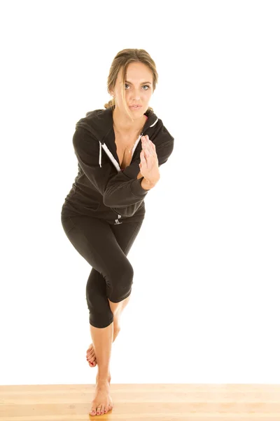 Mujer haciendo yoga —  Fotos de Stock