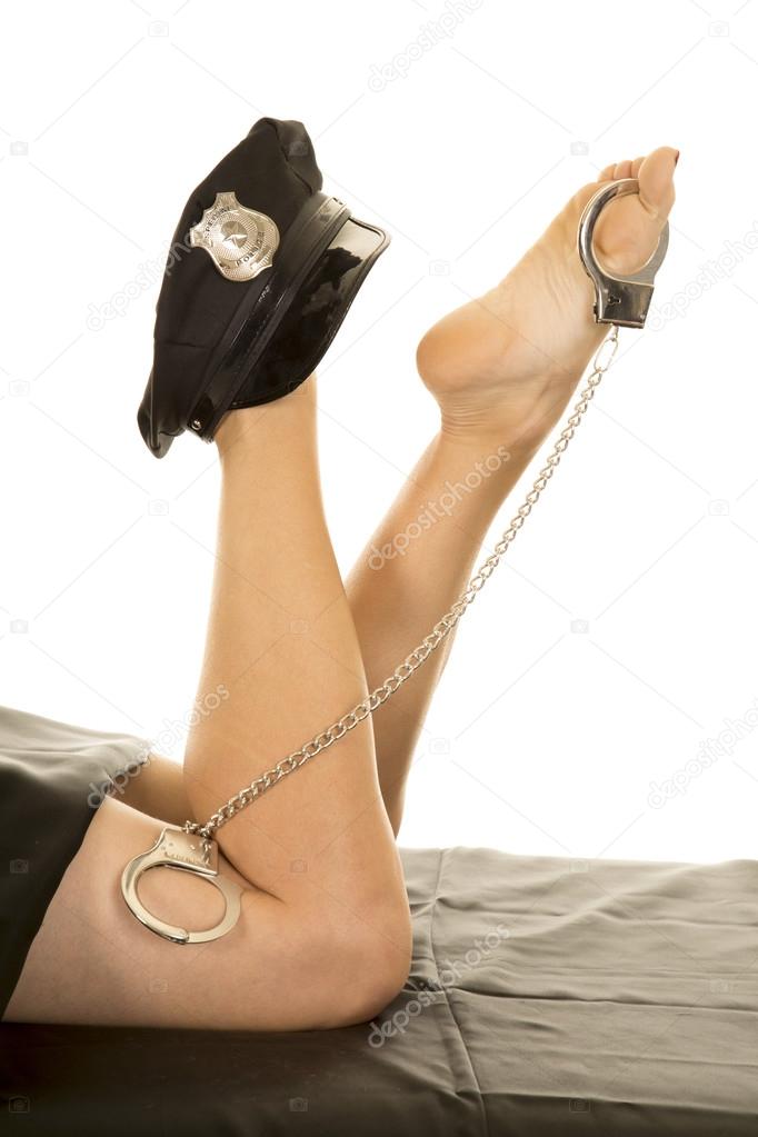 Handcuffs With Bound Feet