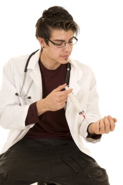 genç adam doktor