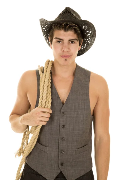 Jeune cow-boy homme — Photo