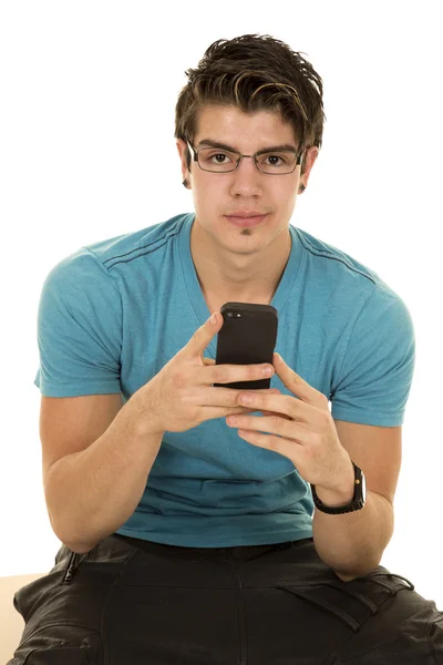 Man with cell phone — Stock Photo, Image