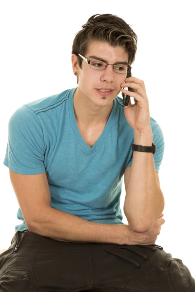 Man with cell phone — Stock Photo, Image