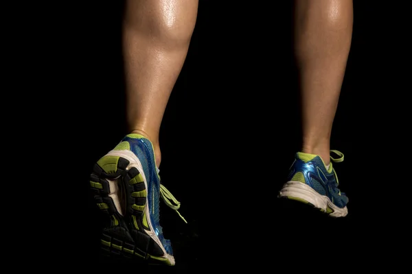 Mujer piernas corriendo — Foto de Stock