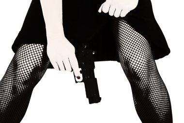 Kadının bacaklarını açıp File