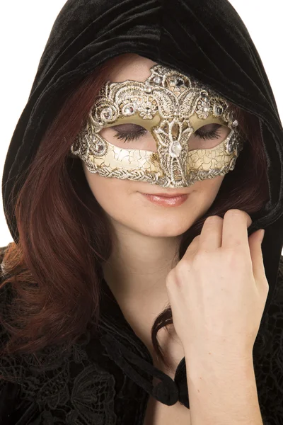 Woman wearing mask — Stock Photo, Image