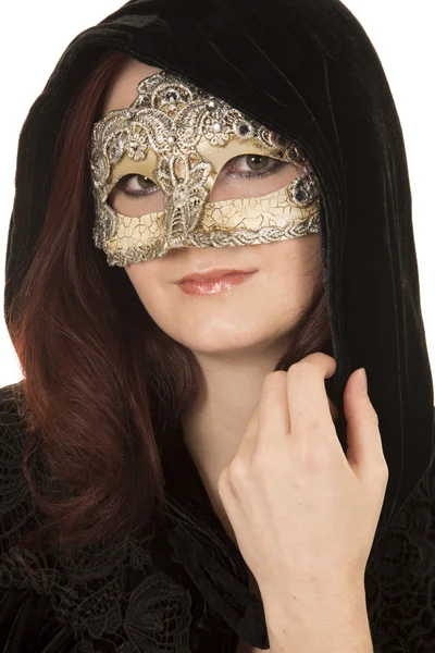 Woman wearing mask — Stock Photo, Image