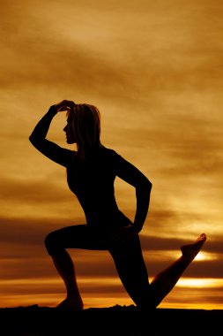 Egzersiz yapan kadın