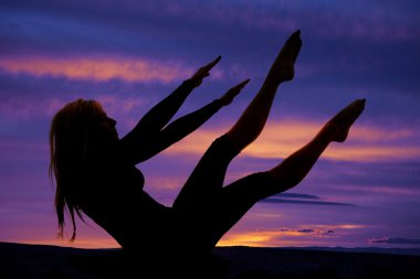 Egzersiz yapan kadın