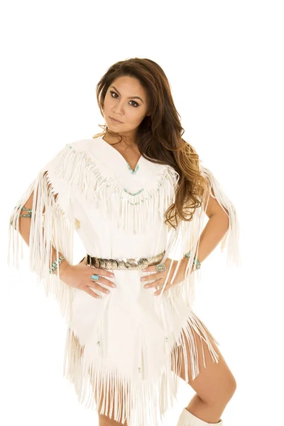 Inheemse Amerikaanse vrouw — Stockfoto