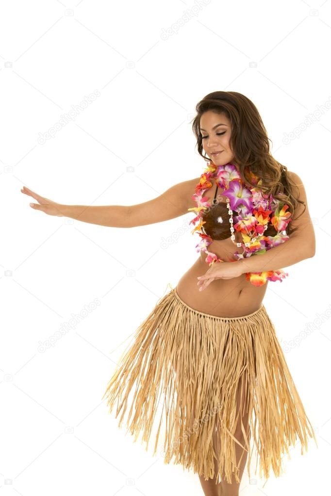 Hawaiian woman in her coconut bra Stock Photo by ©alanpoulson 68498251