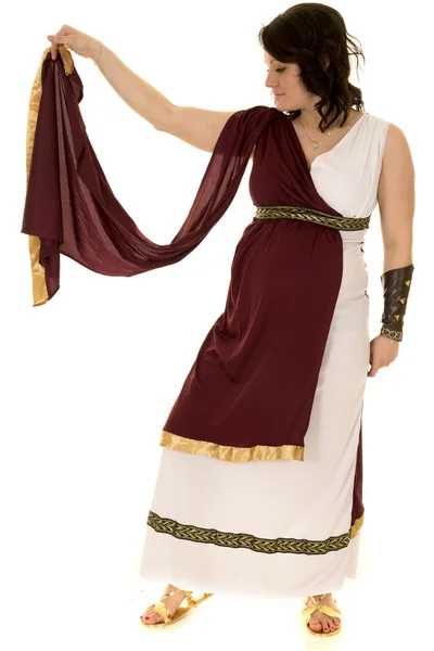 빈티지 이집트 드레스 여자 — 스톡 사진