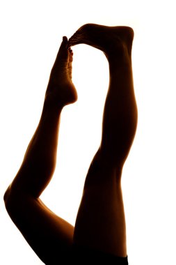 Kadın bacakları silüeti