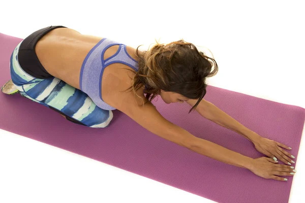 Woman in fitness pose — Stock Photo, Image