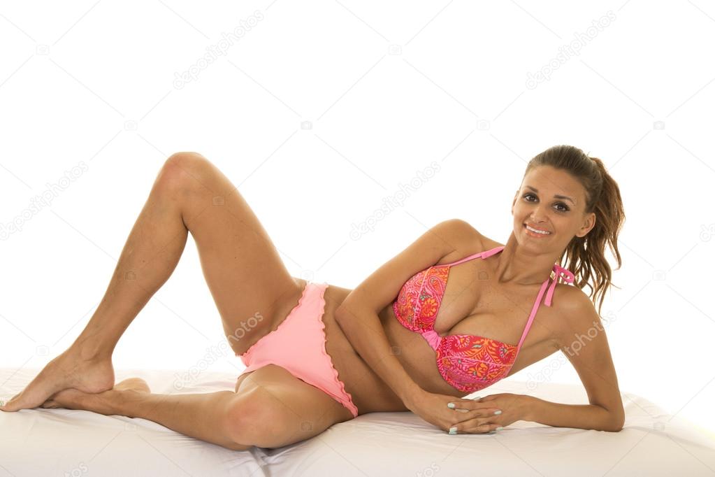 Beautiful woman in bikini