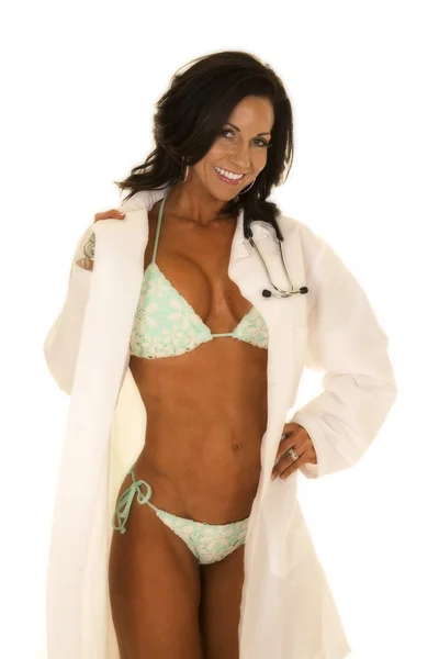 Medico donna in bikini — Foto Stock