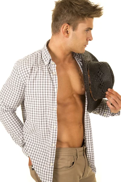 Young handsome man cowboy — Stock Photo, Image